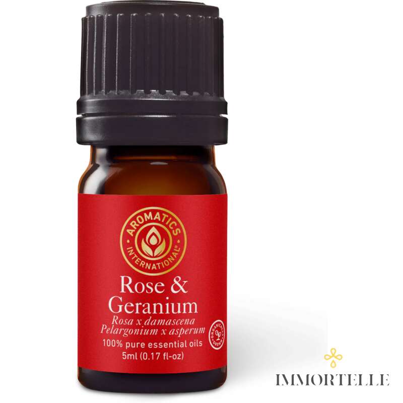 Aceite Esencial Rosa y Geranio Codestilación Aromatics International